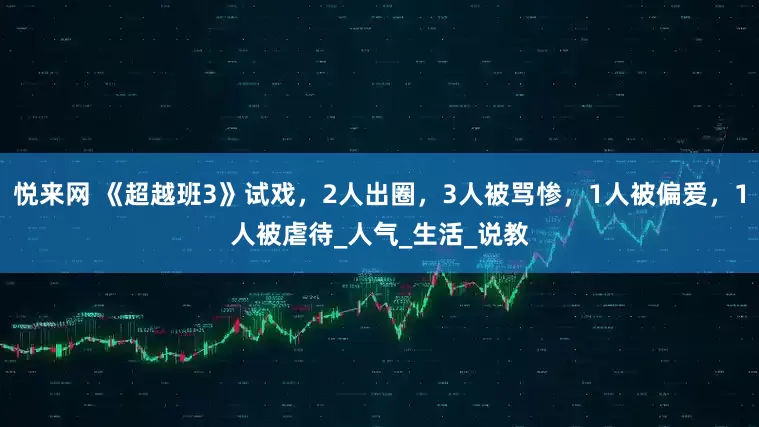 悦来网 《超越班3》试戏，2人出圈，3人被骂惨，1人被偏爱，1人被虐待_人气_生活_说教