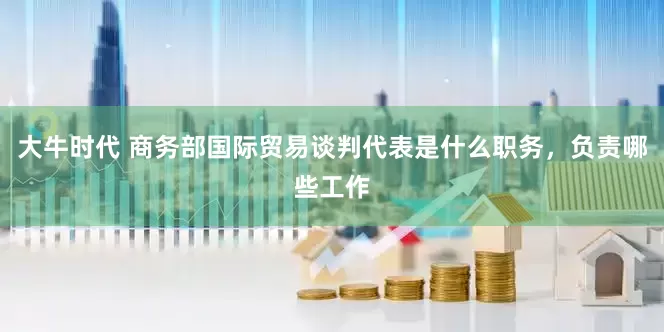 大牛时代 商务部国际贸易谈判代表是什么职务，负责哪些工作