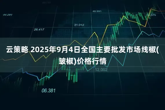 云策略 2025年9月4日全国主要批发市场线椒(皱椒)价格行情